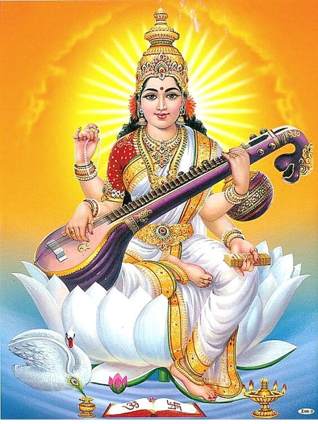 maa saraswati hd image
