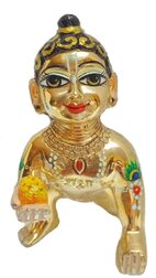 5 Beautiful Laddu Gopal Murti for your Home 1 brass laddu gopal murti