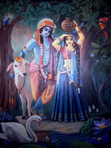 krishna with radha wallpaper