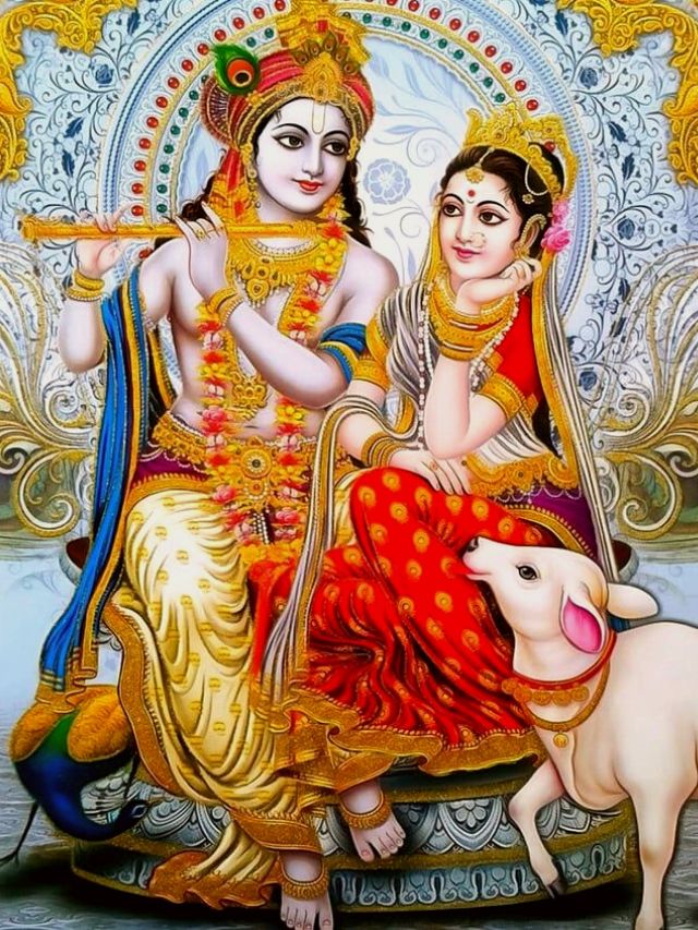 romantic radha krishna images