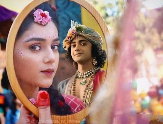 radha krishna in holi whatsapp dp