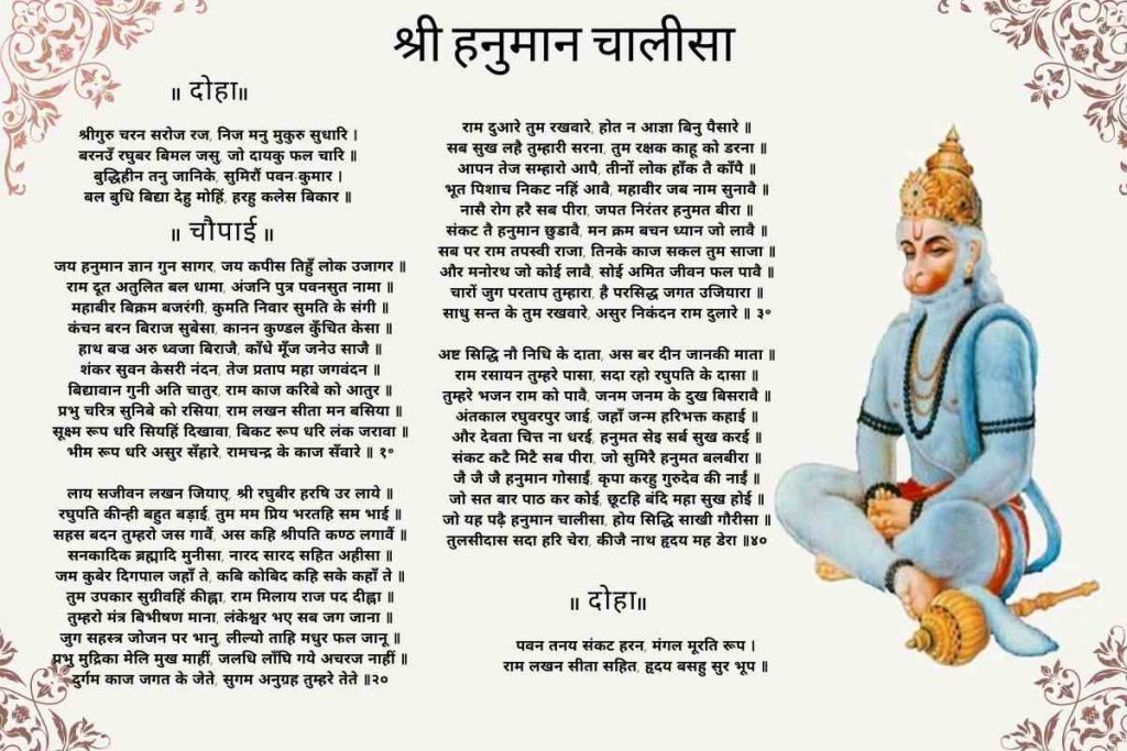हनुमान चालीसा पाठ हिंदी मै photo | Hanuman Chalisa in Hindi Images 2 हनुमान चालीसा पाठ हिंदी मै photo