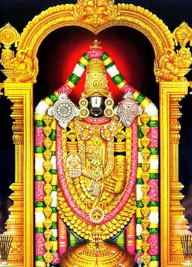 Venkateswara Swamy God Perumal with Astalakshmi Poster Wall Art Hindu God  For New Home | Lazada