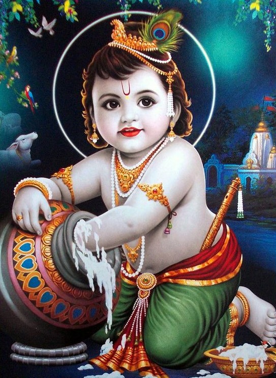cute kanha ji pic