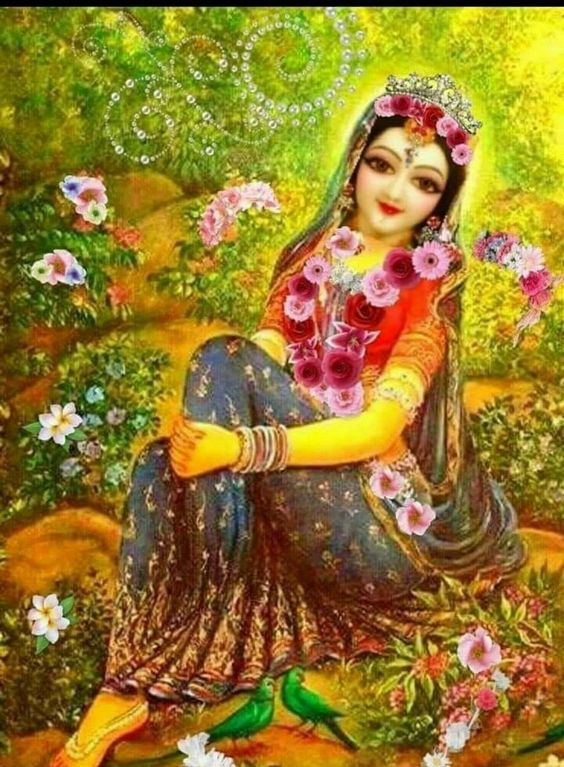 colorful hd radha wallpaper