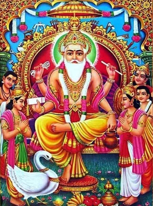 hd image of vishwakarma bhagwan