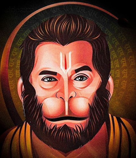 lord hanuman status image