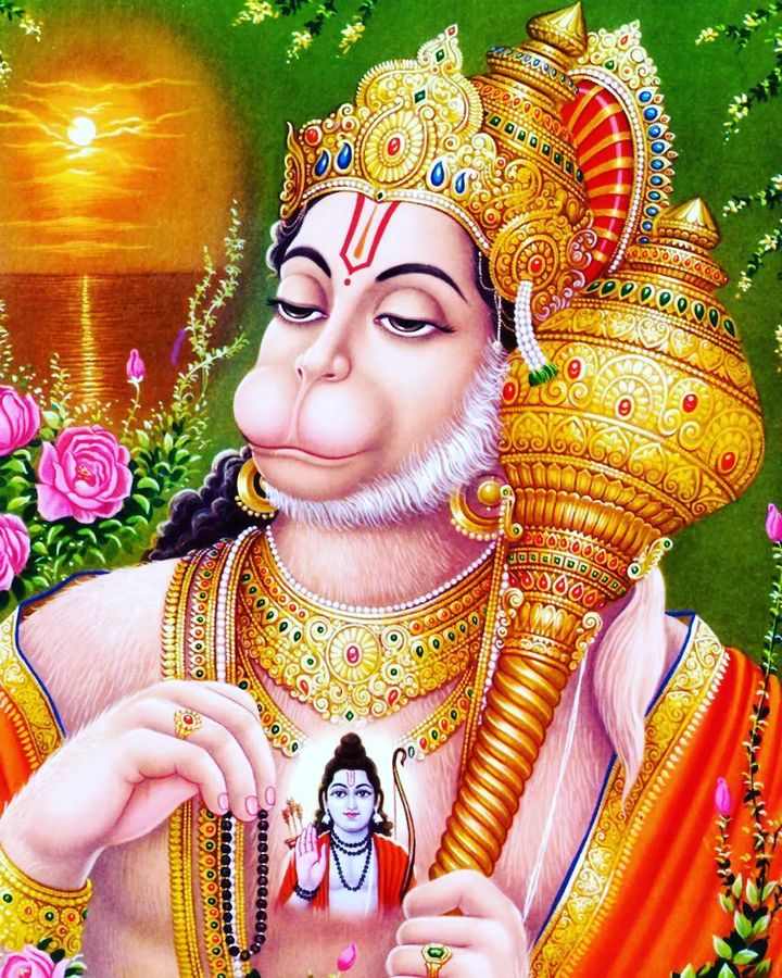 lord hanuman black storm phone wallpaper | Hanuman images