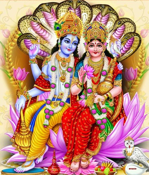 Vishnu Lakshmi On Garud Giving Blessings, Vishnu Lakshmi,, 44% OFF