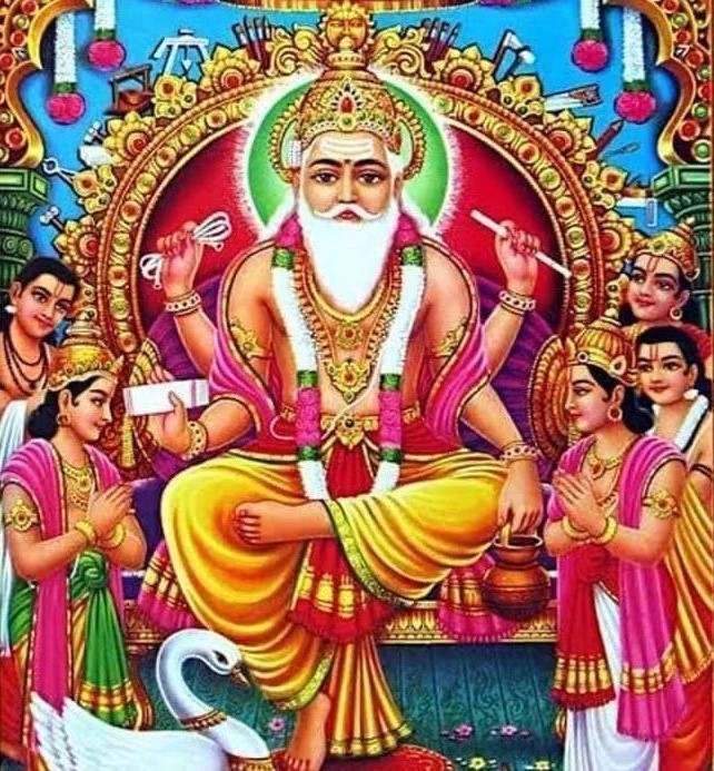 images of vishwakarma lord
