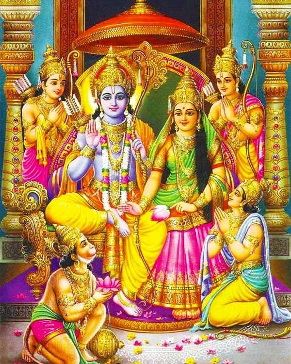 Lord Shree Ram And Mata Sita Wedding HD Wallpaper