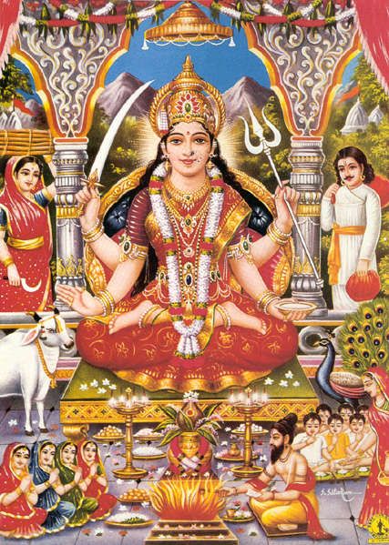 127+ Beautiful Santoshi Mata Images for Blessings and Inspiration 19 santoshi mata hd photo