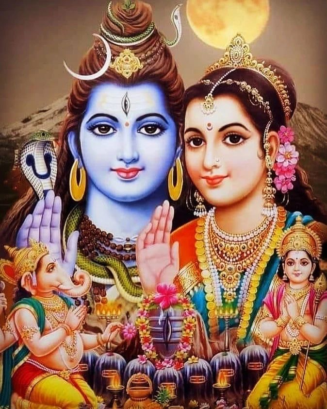 Bhagwan Shiva Family Photos | Best Shiva Family Images