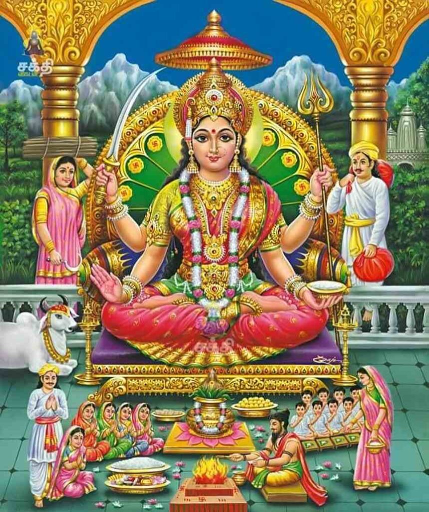 127+ Beautiful Santoshi Mata Images for Blessings and Inspiration 6 santoshi mata ki photo