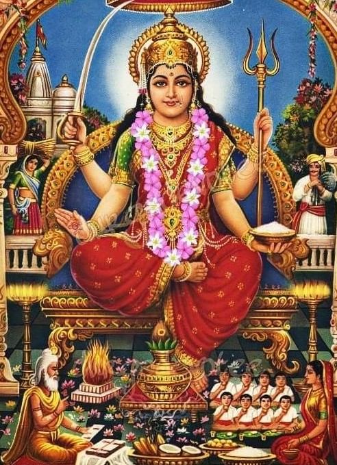 127+ Beautiful Santoshi Mata Images for Blessings and Inspiration 2 santoshi mata ki photo