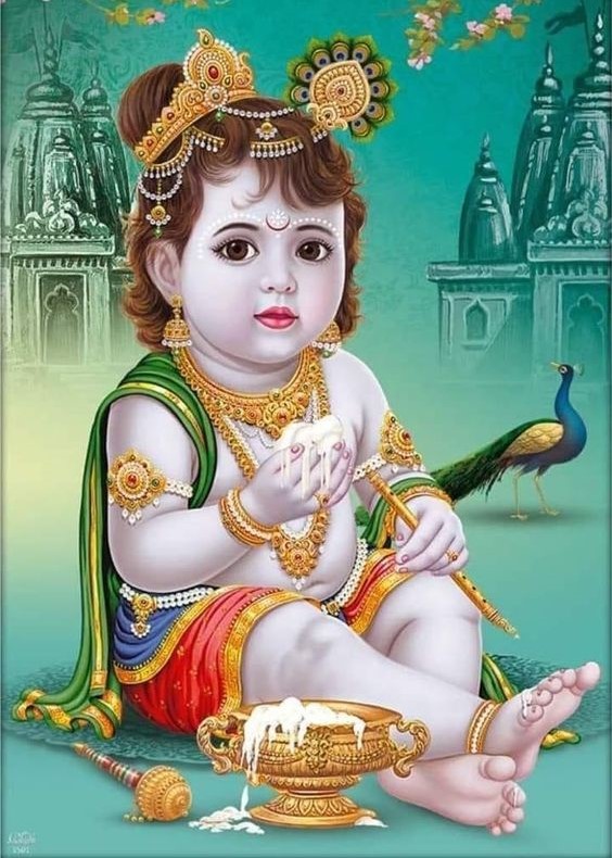 🔥 Baby Child Lord Krishna Wallpaper Full HD Free | MyGodImages