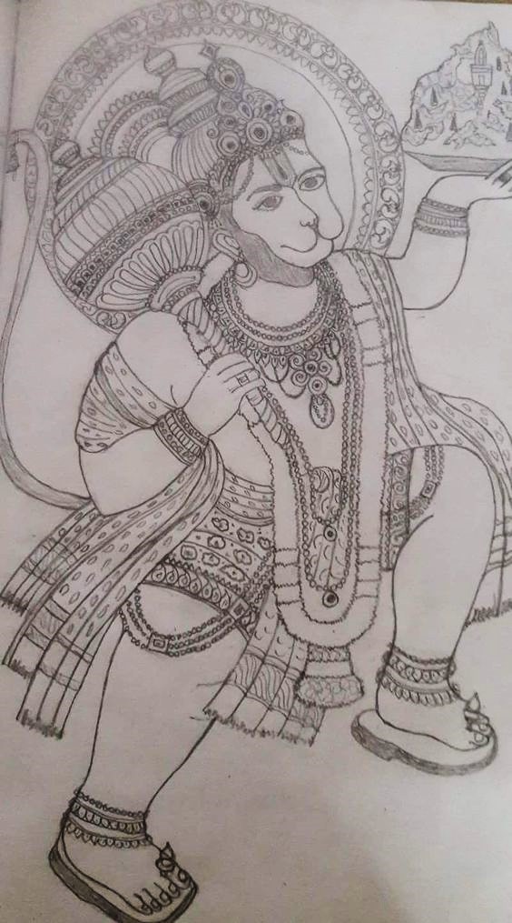 Hanuman Art Wallpapers - Top Free Hanuman Art Backgrounds - WallpaperAccess