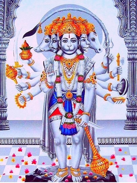 83+ Best Images of Panchmukhi Hanuman 7 jay hanuman photo