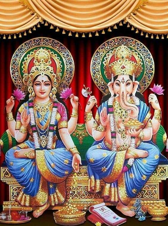 128+ Ultimate Ganesh Lakshmi Photos Collection 12 ganesh lakshmi wallpaper