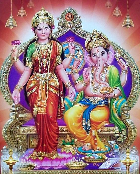 128+ Ultimate Ganesh Lakshmi Photos Collection 10 ganesh laxmi wallpaper full screen