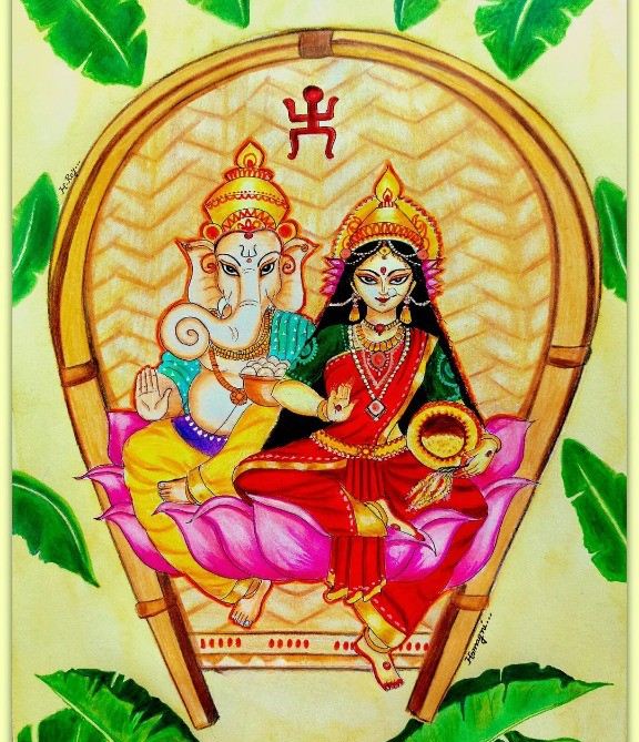 128+ Ultimate Ganesh Lakshmi Photos Collection 4 laxmi ganesh hd image