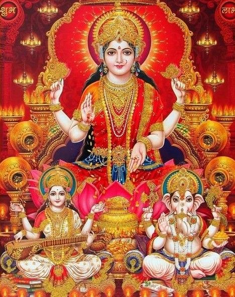 HD Ganesh Laxmi Saraswati Images For Prosperity Knowledge