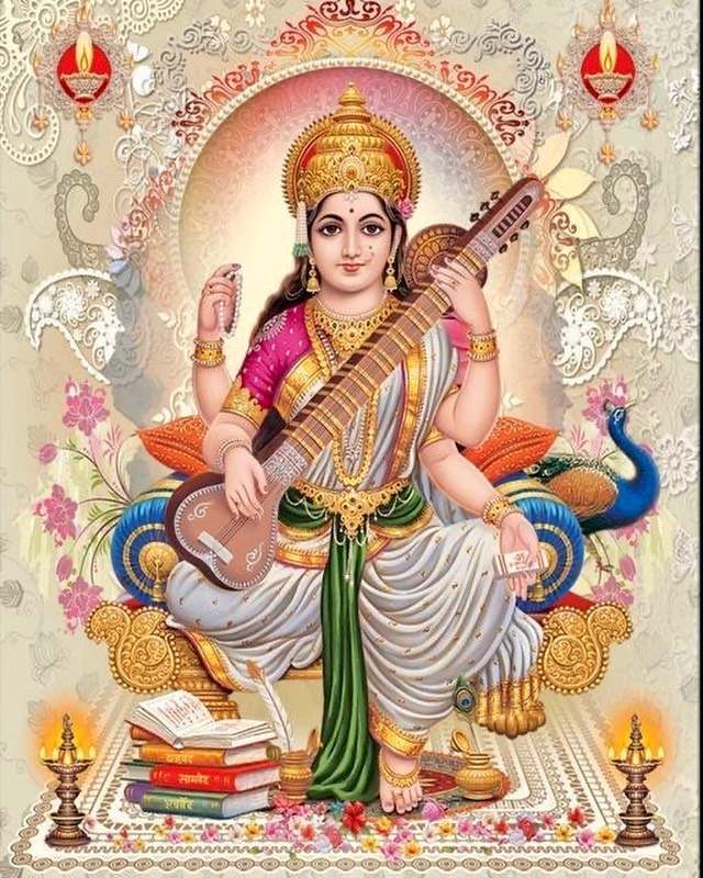 hd mata saraswati image