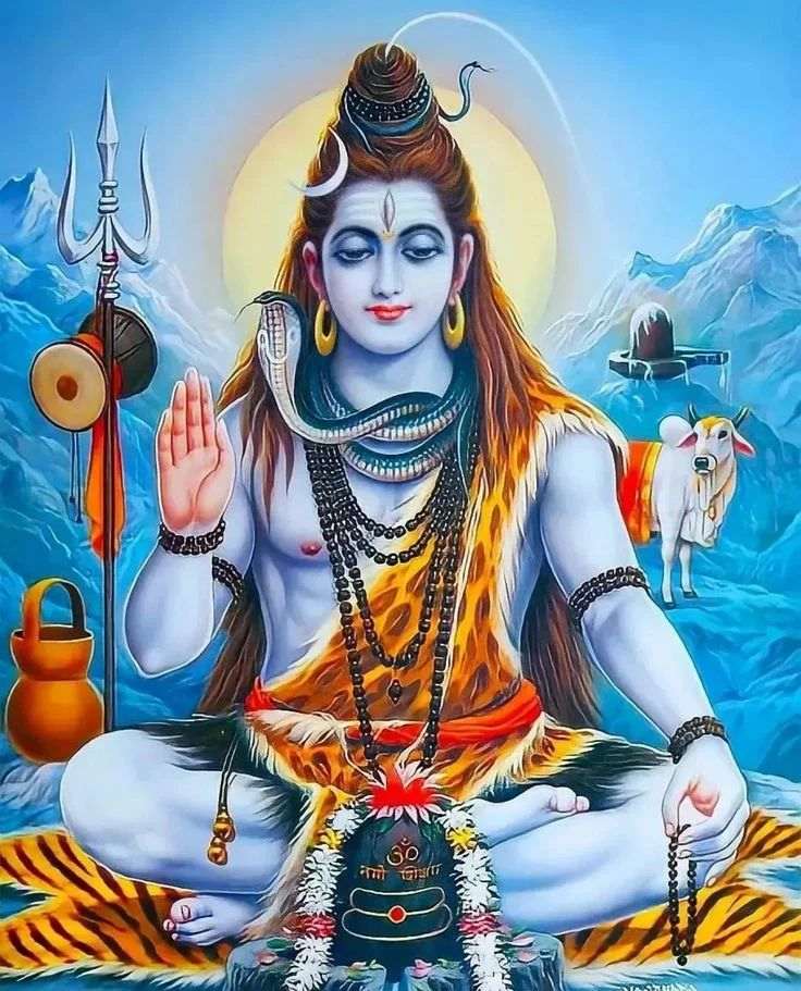 Shiva 3D Neon Trishul, 3d, blue, glow, lord, maha shivratri, mahadev, neon,  shiva, HD phone wallpaper | Peakpx