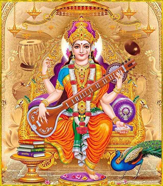 Goddess Devi Saraswati HD Wallpaper #01880 | wallpaperspick.com