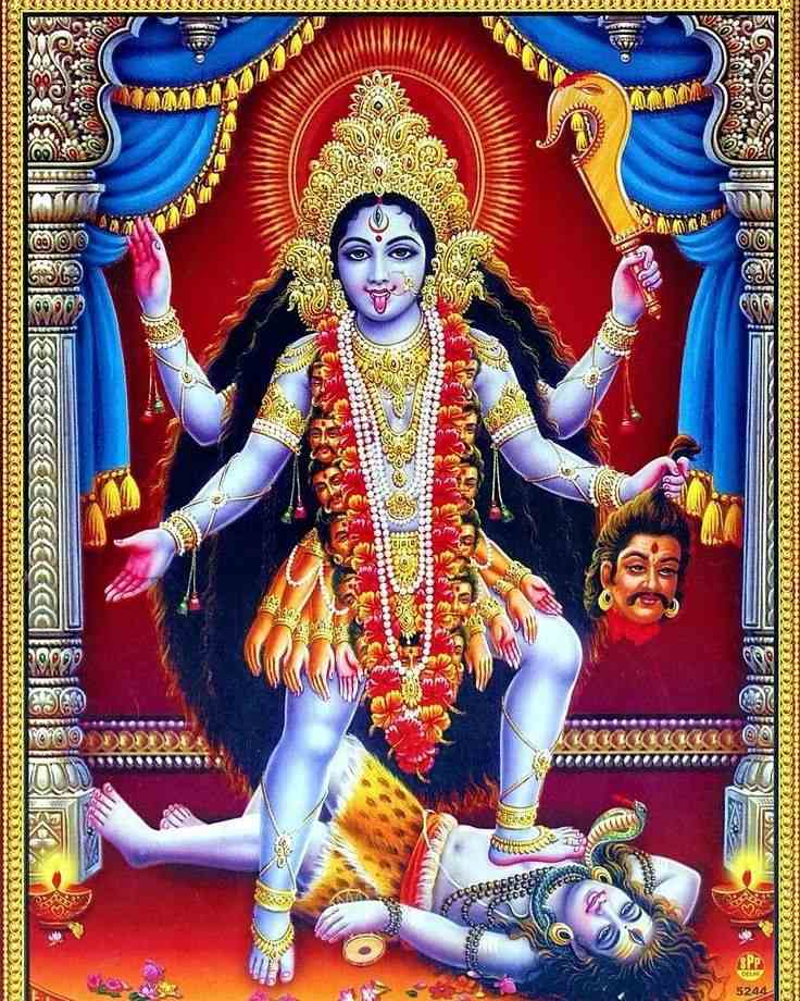 kali mata photo wallpaper