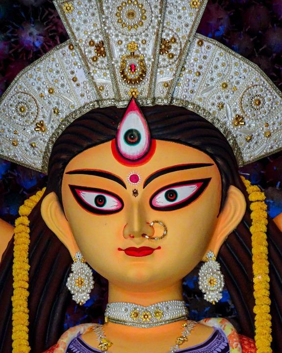kolkata maa durga face images hd