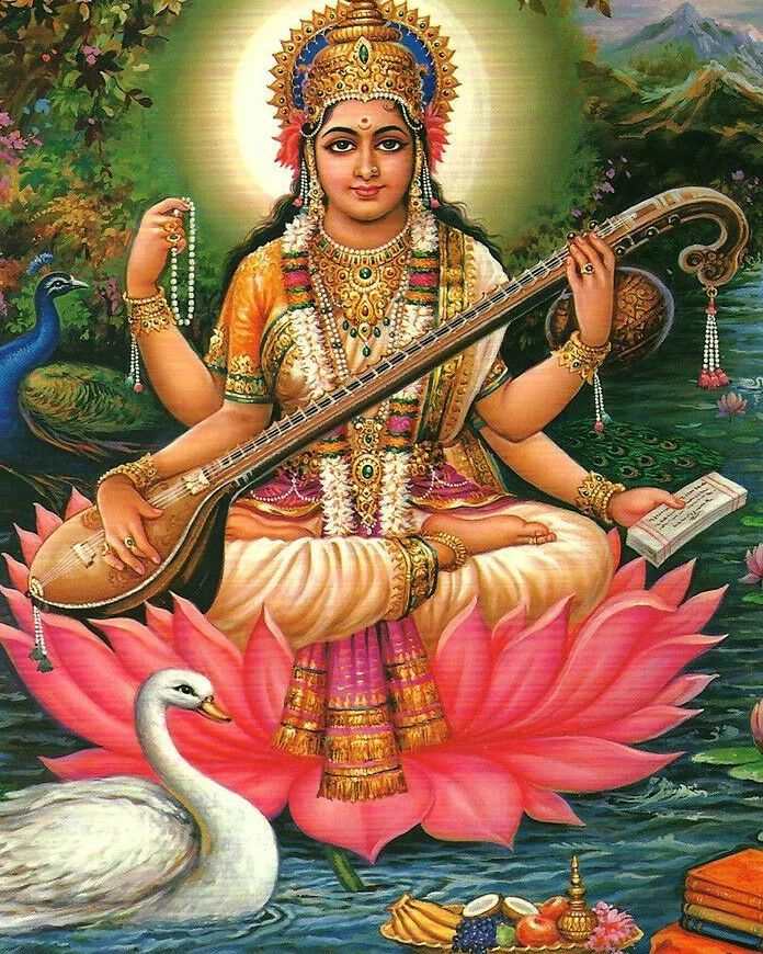 89+ Goddess Saraswati Maa Images HD & Saraswati Ji Pics Download