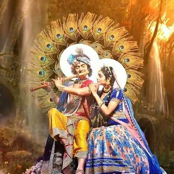radha krishna kannada serial image