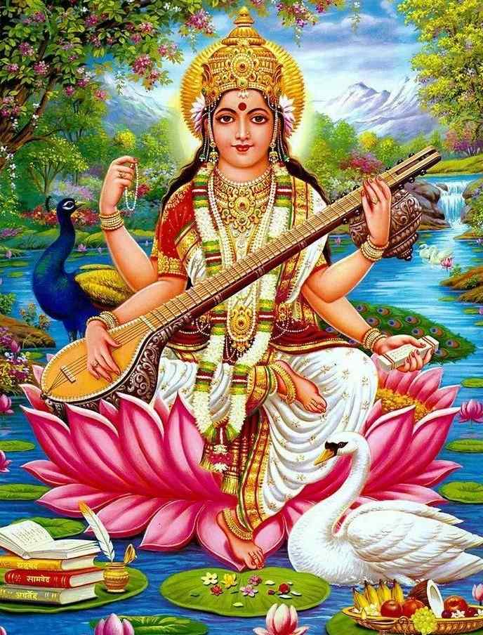 saraswati maa image hd