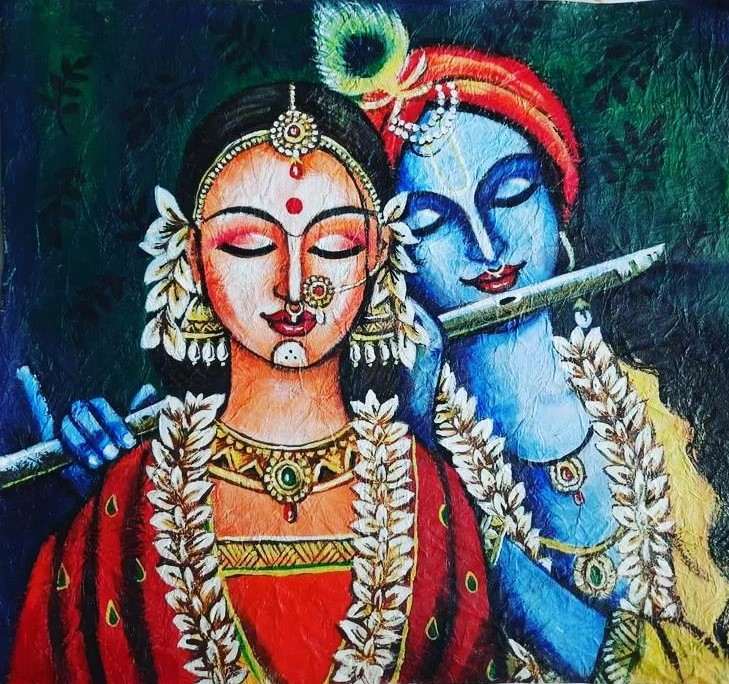 wallpaper for krishna and radha