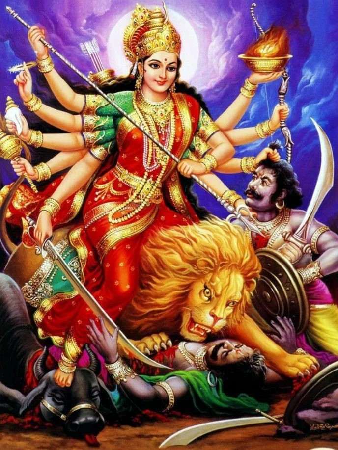 wallpaper of durga