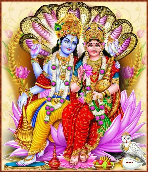 laxmi vishnu ji wallpaper