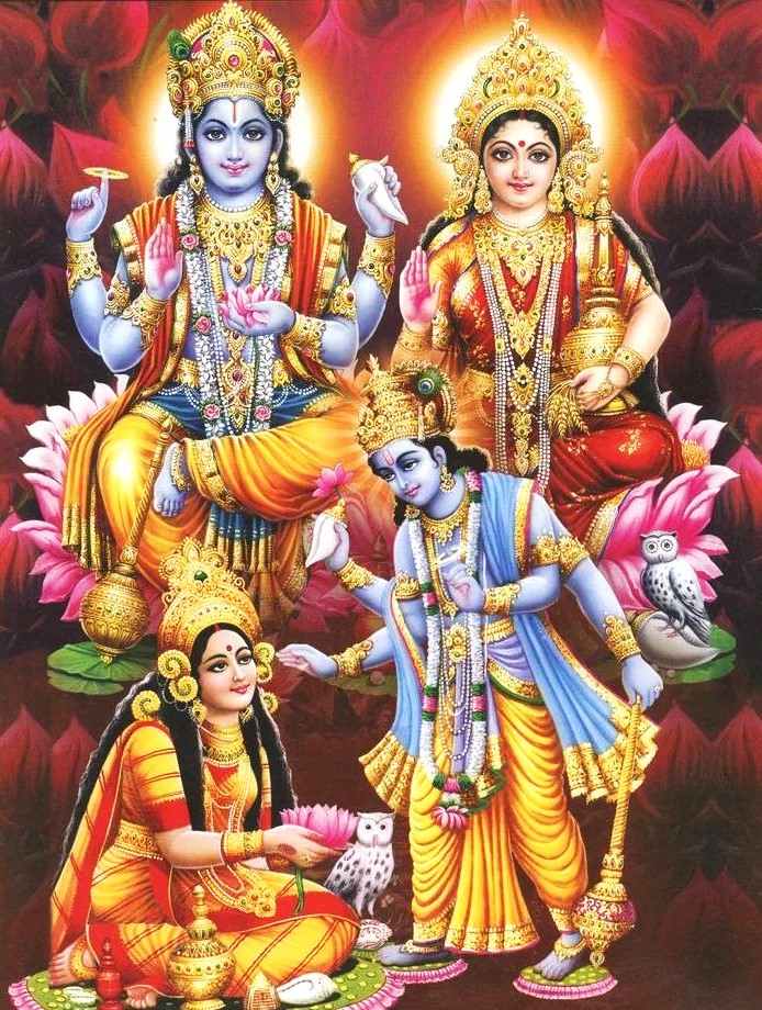 mata laxmi vishnu lord photo