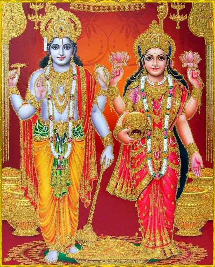 hd wallpaper vishnu lakshmi images