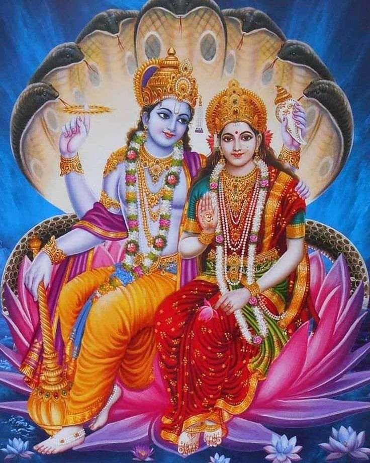 lakshmi vishnu images