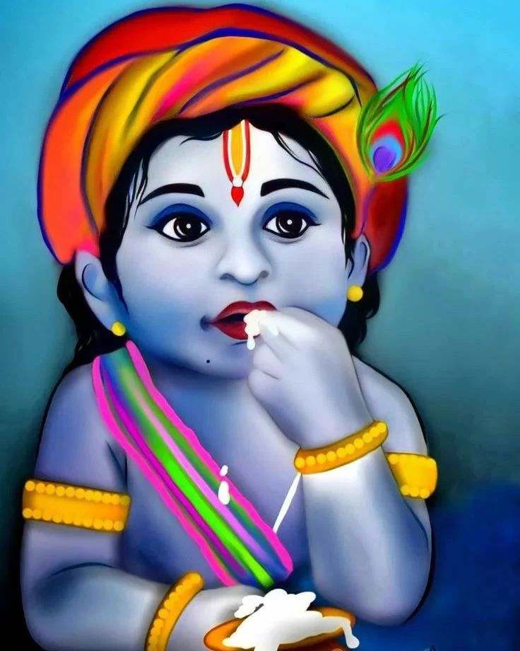 cute baby krishna image 12