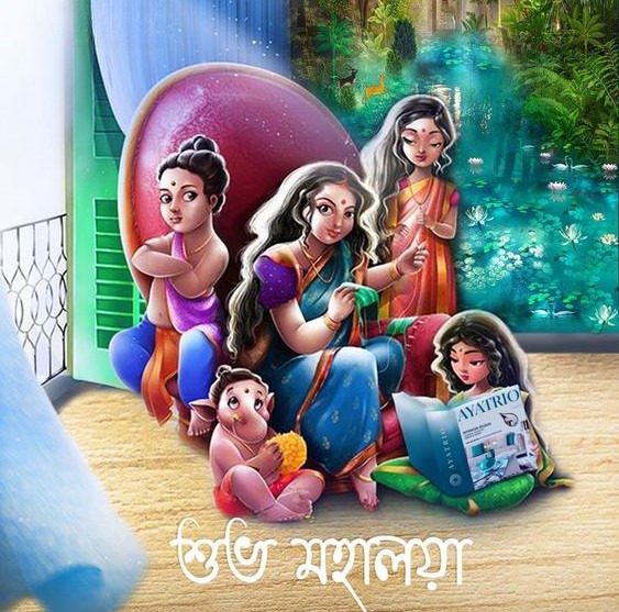 subho mahalaya wishes in bengali