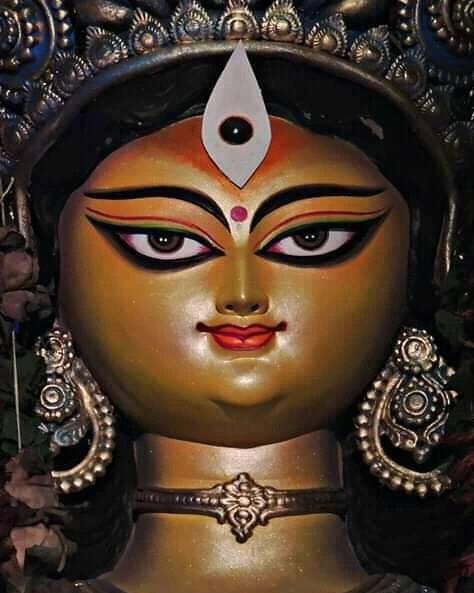 Devi Durga Close face image