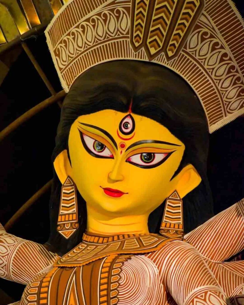 Devi Durga face image