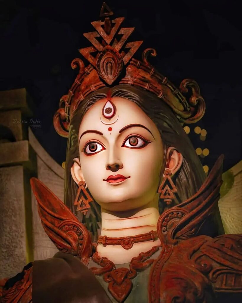 Maa Durga Face Image HD