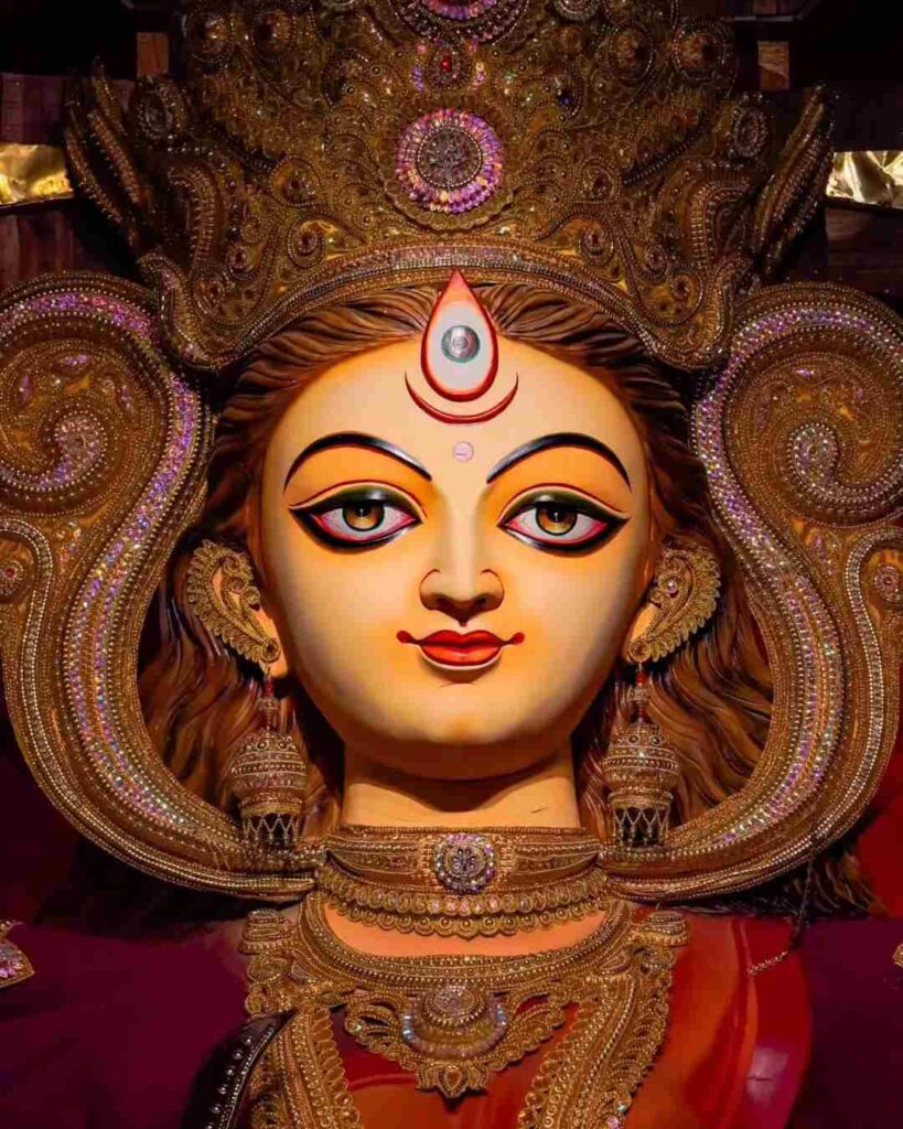 Maa Durga Face Image HD