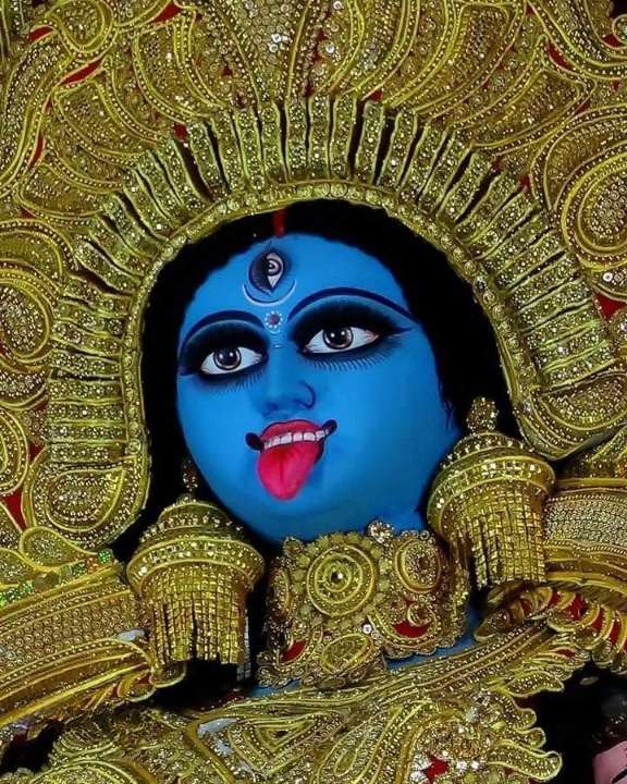 Maa Kali Face Image
