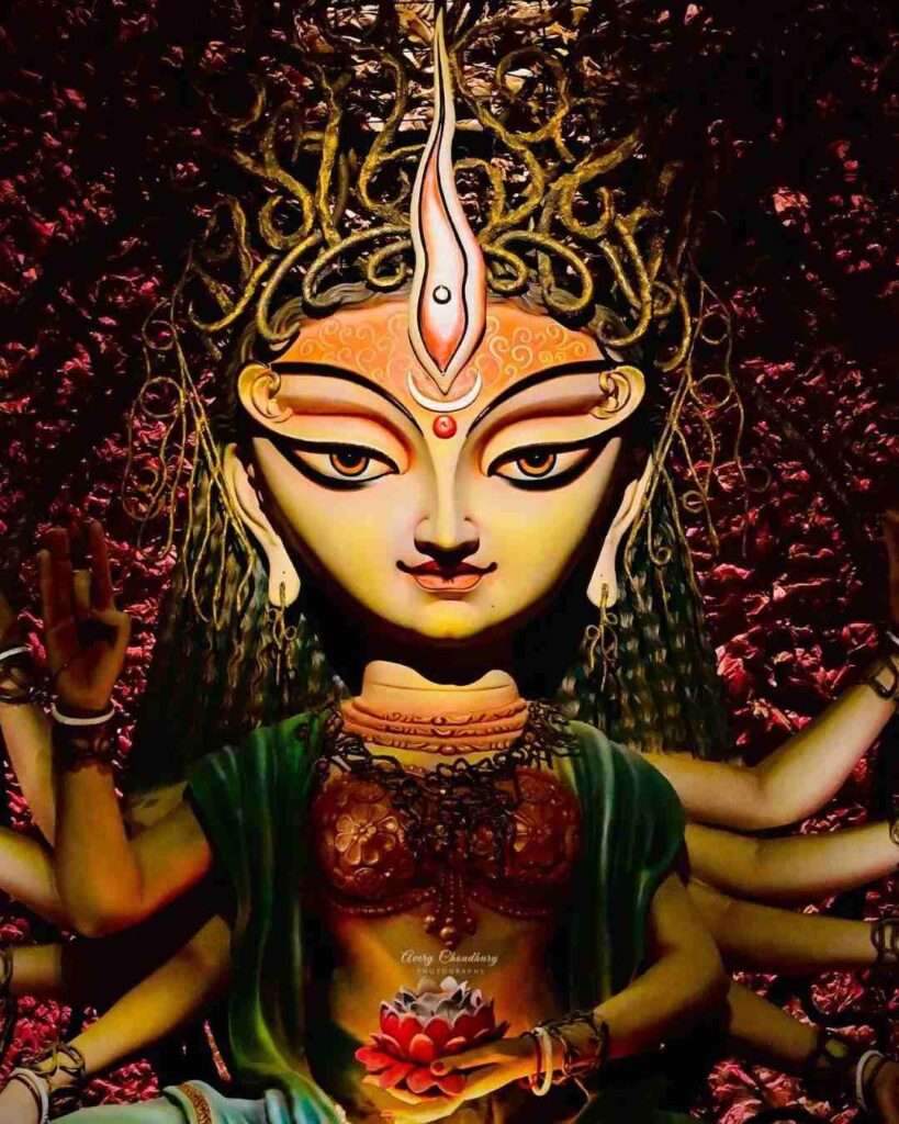 Maa durga Face HD image