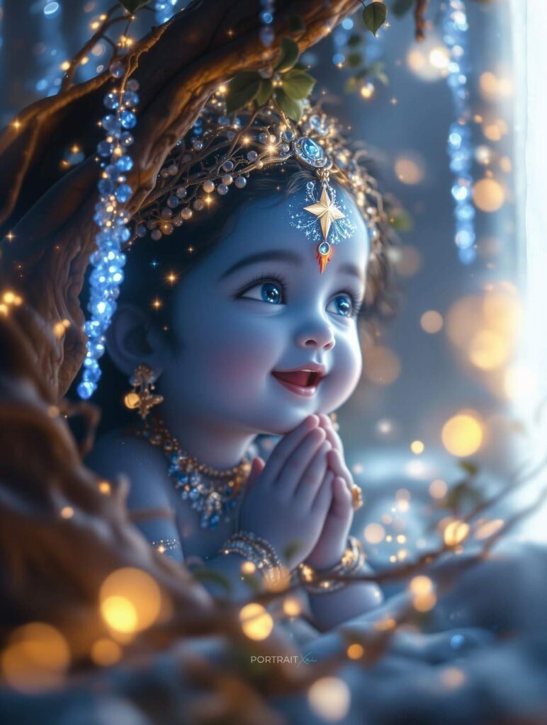 cute little krishna images 1